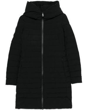Peuterey Stijlvolle Nero Parka Voor Vrouwen - Zwart