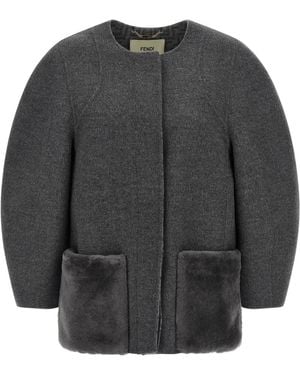 Fendi Light Jackets - Gris