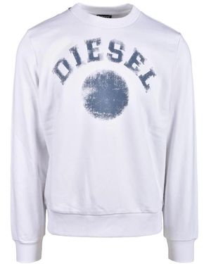 DIESEL Cotone poliestere felpa modello - Blu