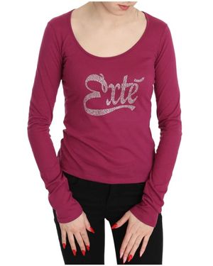 Exte Long Sleeve Tops - Rojo