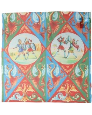 Dolce & Gabbana Silky Scarves - Blu
