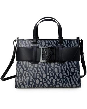 ARMANI EXCHANGE Tote Bags - Black