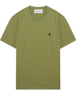 Ami Paris T-Shirts - Verde