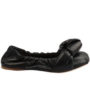 Miu Miu Leder slip-on schuhe - stil 5f153dlzk - Schwarz