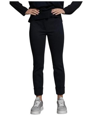 Via Masini 80 Slim-Fit Trousers - Blauw
