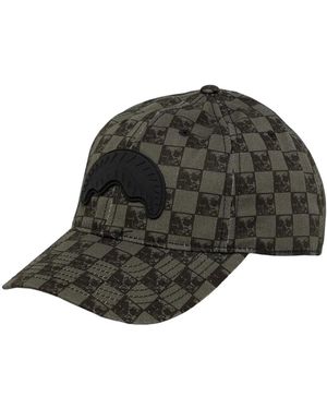 Sprayground Accessoires ,Grijs ,Skull Checkered Cap - Groen