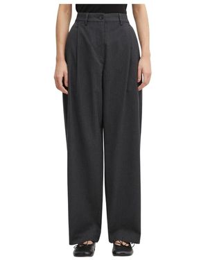 Maison Kitsuné Wide Trousers - Nero