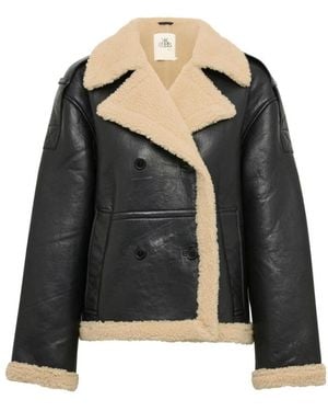 Karen By Simonsen Leather Jackets - Black