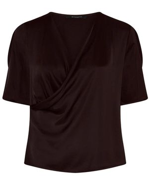 Bruuns Bazaar Overhemden ,Bruin ,Weckia Bbneemas Blouse - Zwart