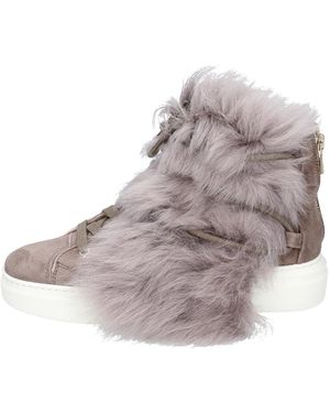 Stokton Suede Enkellaarzen Voor Vrouwen - Bruin