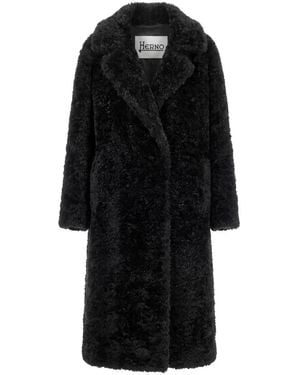 Herno Single-Breasted Coats - Negro
