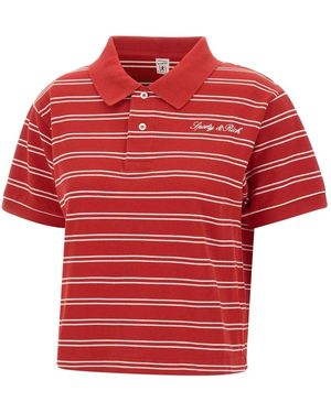 Sporty & Rich Polo Shirts - Red