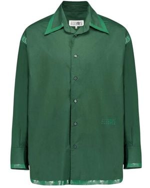 MM6 by Maison Margiela Casual Shirts - Green