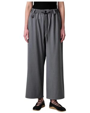 Y-3 Wide Trousers - Gris