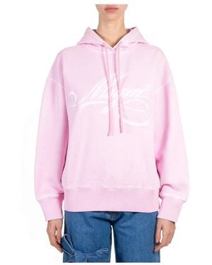 MSGM Baumwoll-Hoodie Mit Logo - Rot