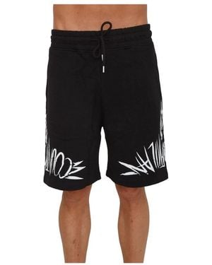 Marcelo Burlon Casual Shorts - Black