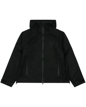 PATTA 3M Reflektierende Wasserdichte Regenjacke - Schwarz