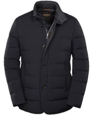 Moorer Fitness ,Blauw ,Gewatteerde Jas