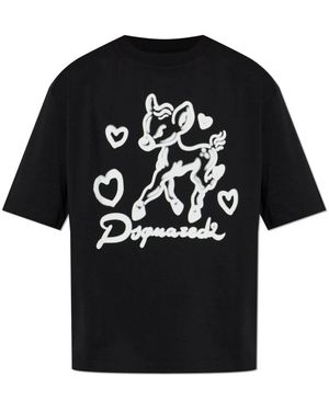 DSquared² Tops ,Zwart ,T-Shirts