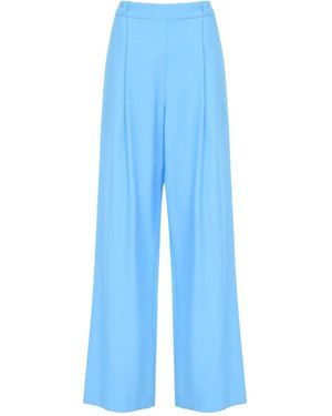 Soallure Broeken ,Blauw ,Palazzo Broek