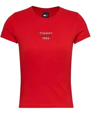 Tommy Hilfiger T-Shirts - Rosso