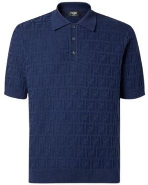 Fendi Tops ,Blauw ,Polo Shirt