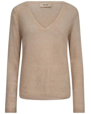 Mos Mosh V-Neck Knitwear - Neutre