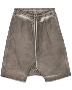 Rick Owens Long Shorts - Gris