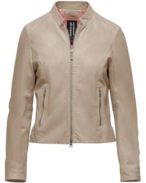 Bomboogie Leather Jackets - Neutro