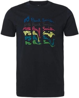 Paul Smith Tops ,Zwart ,T-Shirts