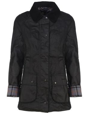 Barbour Beadnell Wax Jacket - Zwart