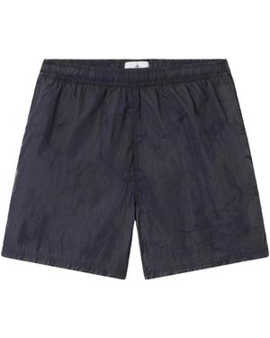 Stone Island Badmode ,Blauw ,Nylon Nylon Metal Zwemshorts