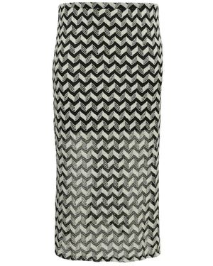 Vero Moda Rokken ,Veelkleurig ,Midi Rok - Meerkleurig