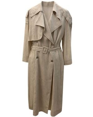 SIMONA CORSELLINI Trench Coats - Natural