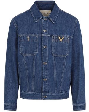 Valentino Denim Jackets - Blue