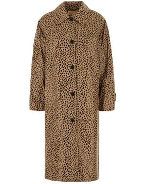 Michael Kors Single-Breasted Coats - Marrón