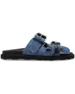 Moschino Denim Sandalen - Blau