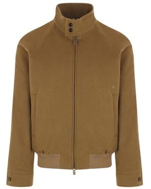 Burberry Bomber Jackets - Green