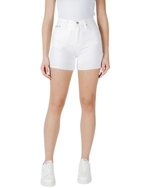 Calvin Klein White Cotton Shorts