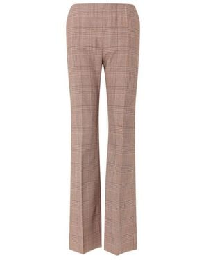 Max Mara Broeken ,Bruin ,Wol Rechte Broek