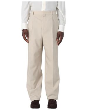 Saint Laurent Suit Trousers - Neutro