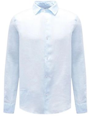 04651/ A trip in a bag Formal Shirts - Blue