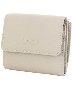 Nathan-Baume Accessoires ,Leer Portemonnee - Naturel