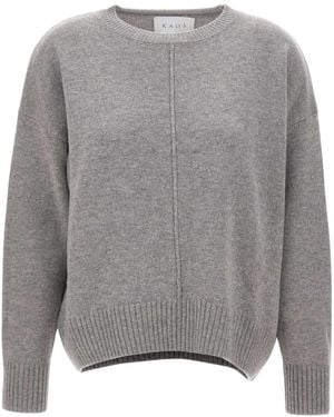 Kaos Sweater Met Verlaagde Schouders - Grijs
