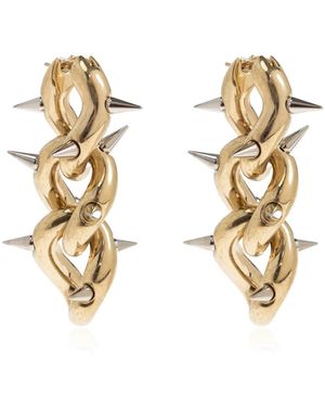 Acne Studios Chunky Chain Ohrringe - Mettallic