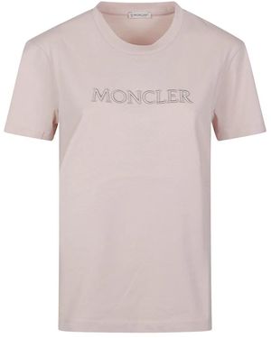Moncler T-Shirts - Rosa