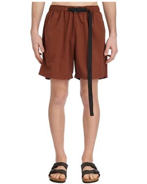 Paura Korte Broeken ,Bruin ,Katoen Harlem Bermuda Shorts - Rood