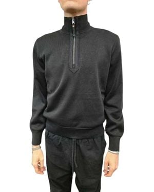 Parajumpers Hoodies & Sweatvesten ,Zwart ,Katoen Basic Scoe Half-Zip Cardigan