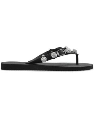 Balenciaga Flip Flops - Negro