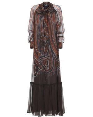 Etro Maxi Dresses - Marron